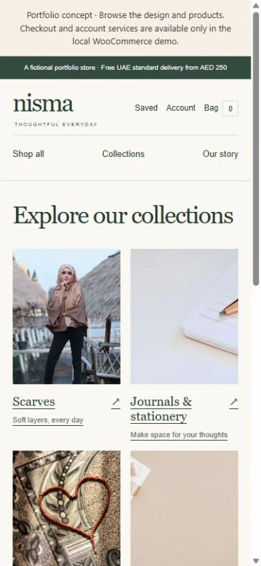 Nisma: Collections on a phone