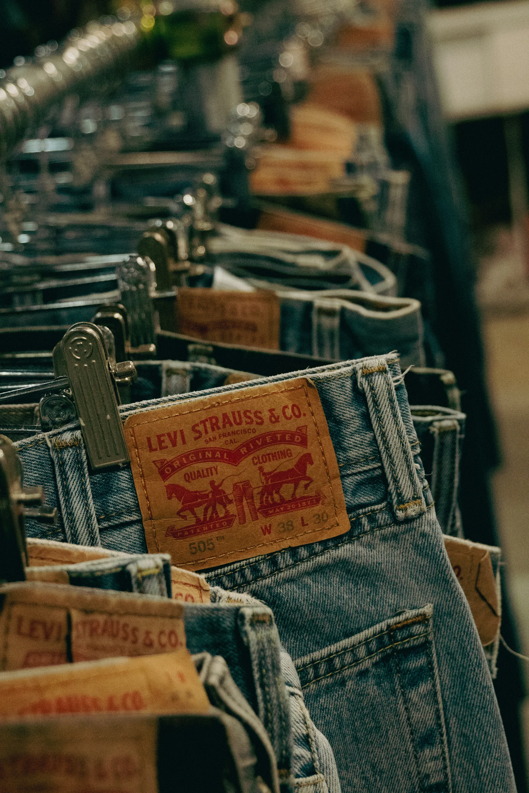 Pre-loved Levi's denim