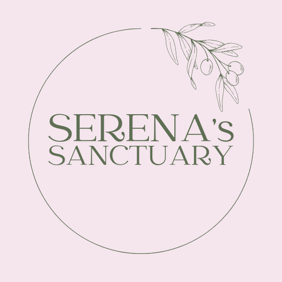 Serena’s Sanctuary olive branch logo